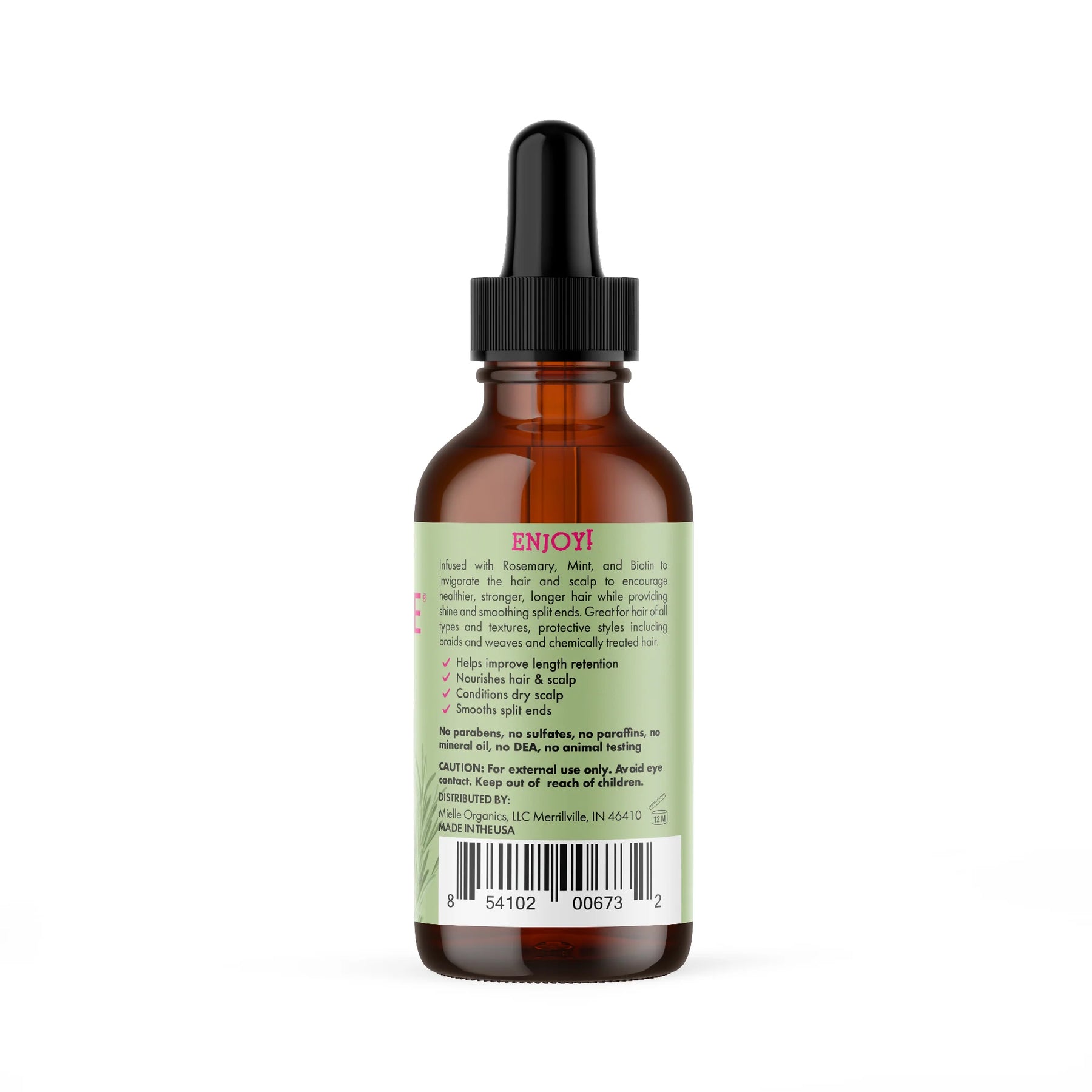 Óleo Fortalecedor do Couro Cabeludo 59ml - Mielle Organics