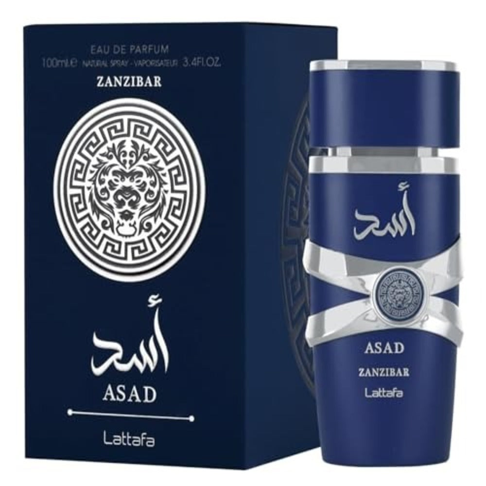 Perfume Asad Zanzibar EDP para hombre, 100 ml