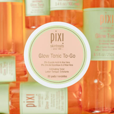 Glow Tonic To-Go Exfoliating Wipes with 60 pads