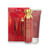 Buds Rouge Set by Emper Fragance Mist + Moisturising Lotion 250 mL/ 8.4 Fl. Oz