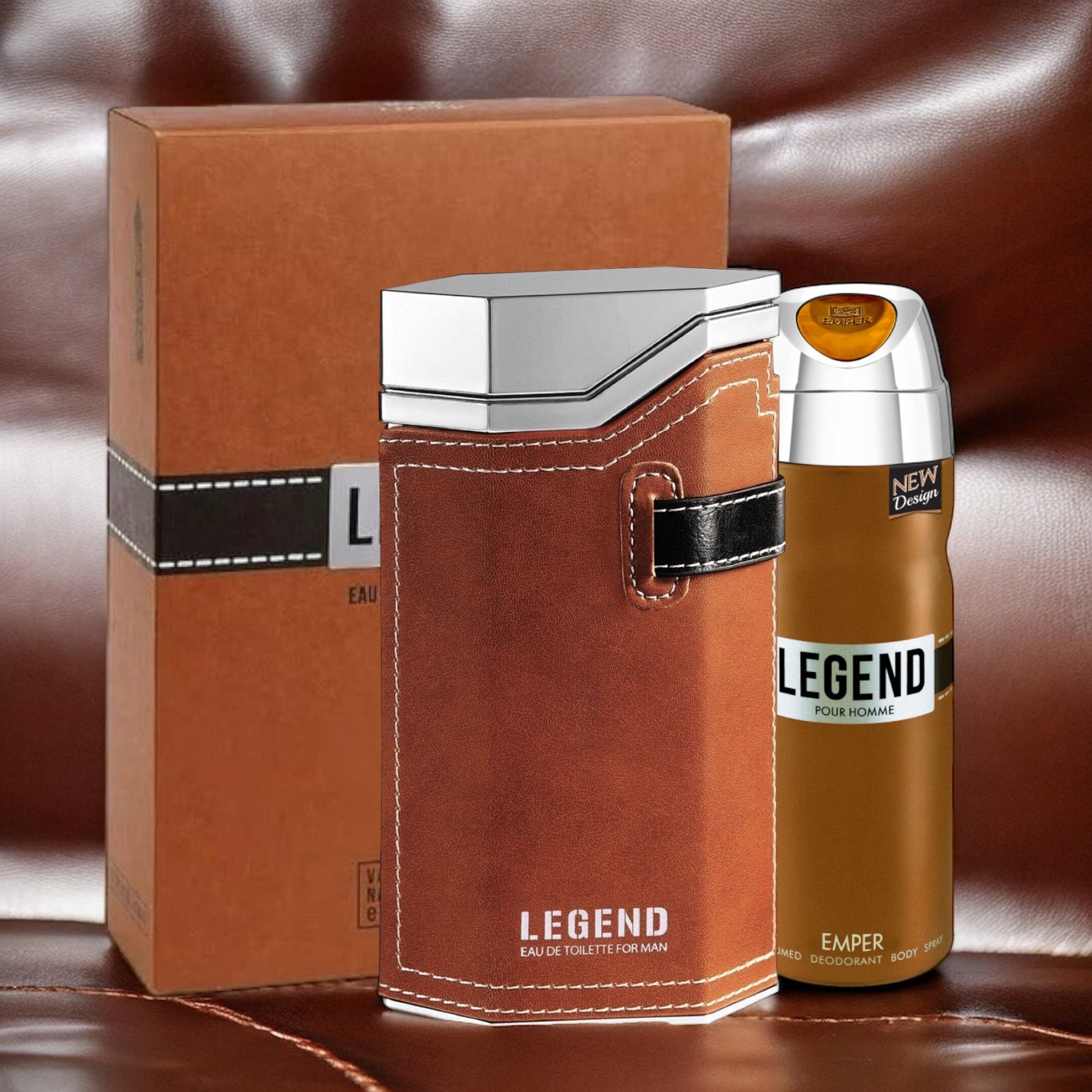 Legend Men Eau De Toilette 100 ml + 200 ml Deodorant Combo Gift Set