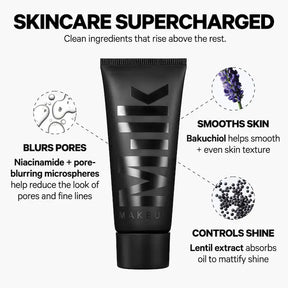 Pore ​​Eclipse Mattifying + Blurring Makeup Primer com Niacinamida LEITE