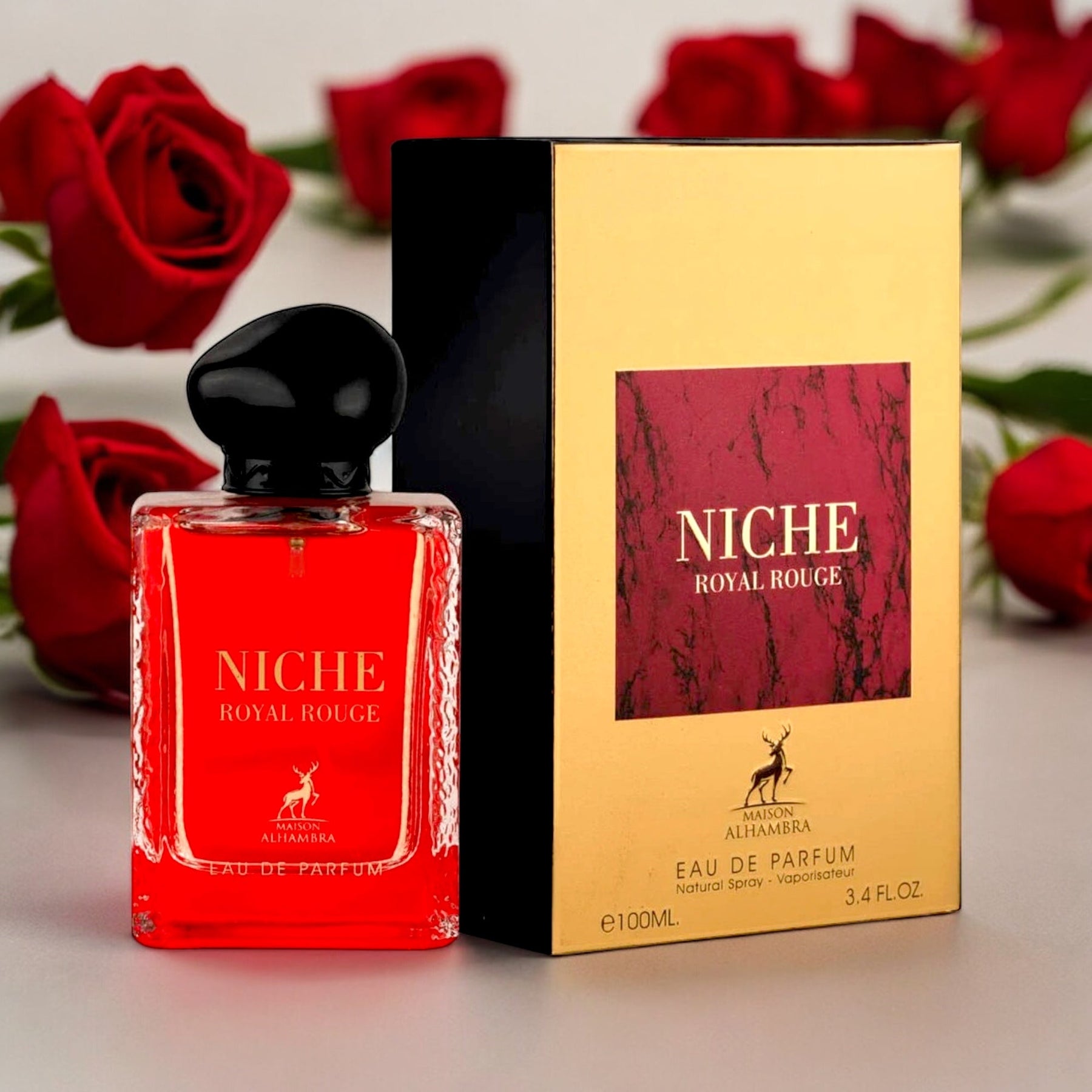 Niche Royal Rouge By Maison Alhambra EDP Perfume 3.4 Oz/100 ml