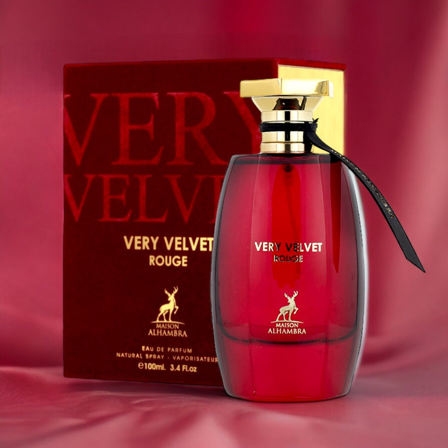 Perfume EDP Very Velvet Rouge para mujer de 3,4 oz/100 ml 