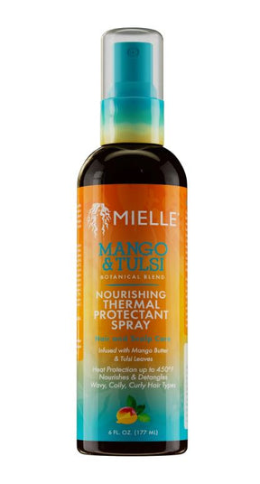 Nourishing Heat Protectant Spray Mango Tulsi 177ml Mielle  