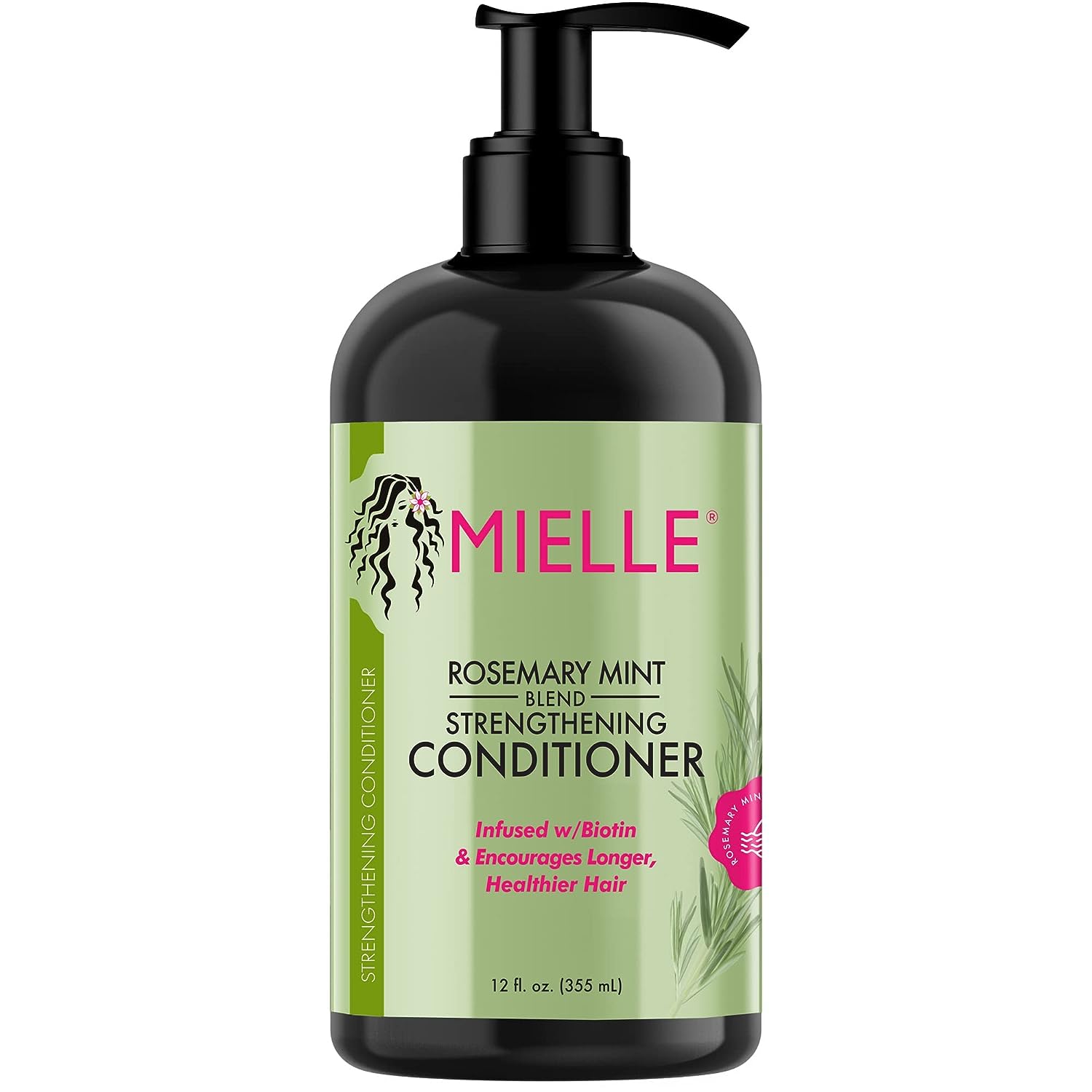 Strengthening Conditioner with Mint and Rosemary 355ml Mielle  