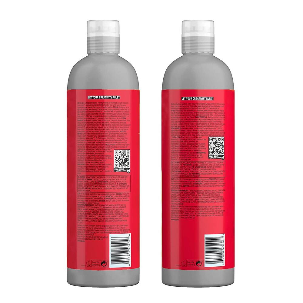 Pacote de Shampoo e Condicionador Bed Head Tigi Resurrection 750ml 