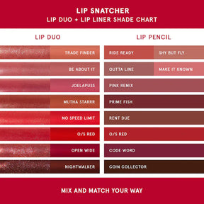 Lip Snatcher Delineador de Labios a Prueba de Agua Outta Line - suave malva mate 0.04 oz / 1.1 g