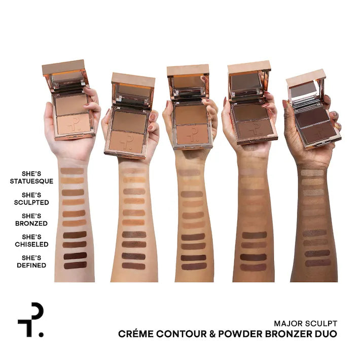 Major Sculpt Crème Contour & Powder Bronzer Duo She's Bronzed